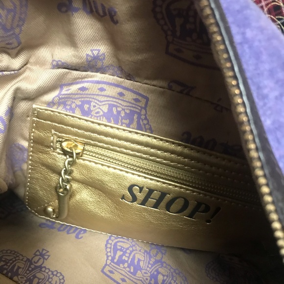 Juicy Couture vintage purple velvet hobo satchel yummy! - Picture 13 of 16